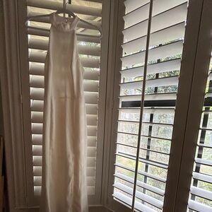 BHLDN white halter dress